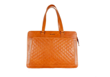 Orange Solid Laptop Bag