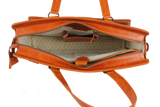 Orange Solid Laptop Bag