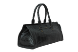 Black Croco Shoulder bag