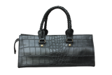 Black Croco Shoulder bag