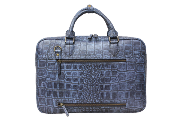 Workbag Blue Croco